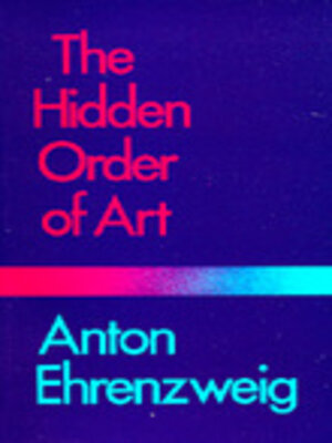 cover image of The Hidden Order of Art